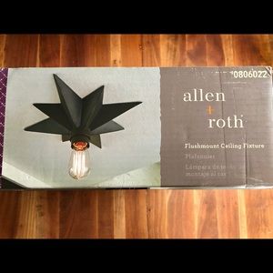 ❌ S O L D ❌Allen & Roth- Flush Mount Light